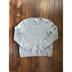 Nordstrom Cashmere Sweater Women’s S Gray Quiet Luxury Soft